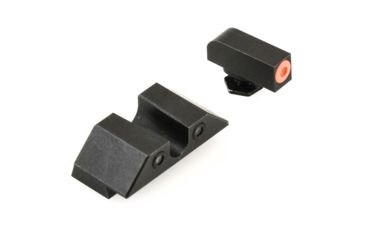 Image of Night Fision Perfect Dot Night Sight Set w/Orange Front, U Black Rear, w/Green Tritium, Glock 17/17L/19/22-28/31-35/37-39, GLK-001-007-OGZG
