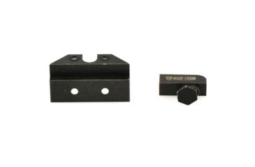 Image of Night Fision Perfect Dot Night Sight Set w/Orange Front, U Black Rear, w/Green Tritium, Glock 17/17L/19/22-28/31-35/37-39, GLK-001-007-OGZG