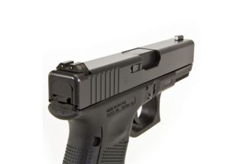 Image of Night Fision Perfect Dot Night Sight Set w/White Front, U Black Rear, w/Green Tritium, Glock 42/43, GLK-003-007-WGZG
