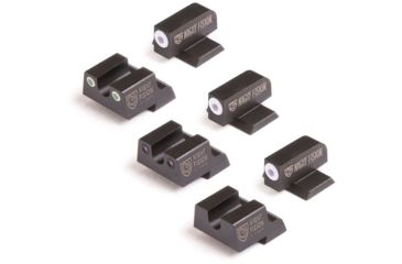 Image of Night Fision Perfect Dot Suppressor Height Night Sight Set, Square Rear, S&amp;W