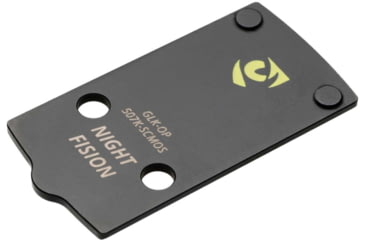 Image of Night Fision Plate + Blacked Out Sights Combo 507K to Glock 43x MOS, Black, GLK-OPBS-507K-43X-ZXZX