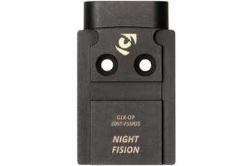 Image of Night Fision Plate + Blacked Out Sights Combo 509T to Glock Full Size MOS, Black, GLK-OPBS-509T-MOS-ZXZX