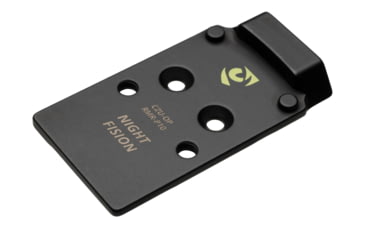 Image of Night Fision Plate + Blacked Out Sights Combo RMR/507c to CZ-P10, Black, CZU-OPBS-RMR-P10-ZXZX