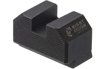 Image of Night Fision Plate + Tritium Ylw Front Sight Combo 507K to Glock 43x MOS, Black, GLK-OPBS-507K-43X-YGZX