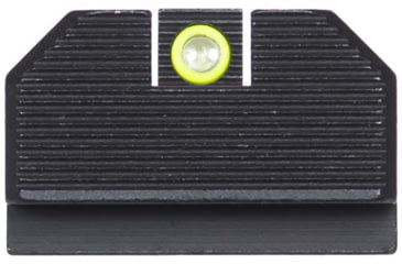 Image of Night Fision Plate + Tritium Ylw Front Sight Combo 507K to Glock 43x MOS, Black, GLK-OPBS-507K-43X-YGZX