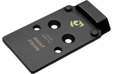 Image of Night Fision RMR/507c to CZ-P10 Optic Mounting Plate, Black, CZU-OP-RMR-P10