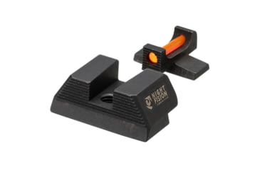 Image of Night Fision Standard Height Fiber Optic Sight Set, Sig P320/P365, Red #6 Front, Black, SIG-183-167-165-RFZX