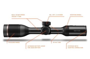 Image of NIGHT PEARL Harpia 35 Pro 3.3x35mm 30mm Tube Thermal Rifle Scope, 50 Hz, 384x288 pixels, 2NPHARPIA35PRO