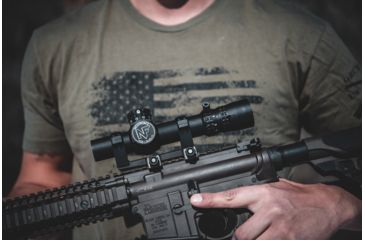 Image of NightForce NX8 F1 Riflescope, 1-8x24mm, 30mm Tube, First Focal Plane, FC-Mil Reticle, Black, C598