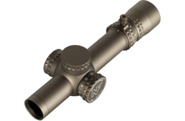 Image of NightForce NX8 1-8x24mm Capped Rifle Scope, 30mm Tube, First Focal Plane, FC-MOA Reticle, Dark Earth, C691