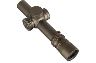 Image of NightForce NX8 1-8x24mm Capped Rifle Scope, 30mm Tube, First Focal Plane, FC-MOA Reticle, Dark Earth, C691