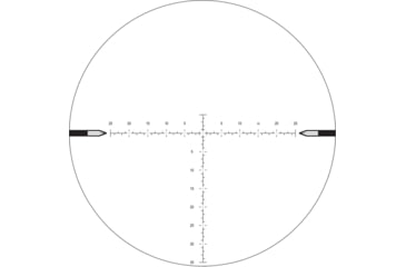 Image of NightForce NX8 2.5-20X50mm Rifle Scope, F2, ZeroStop, .250 MOA, DigIllum, PTL, MOAR-CF2, Black, C639