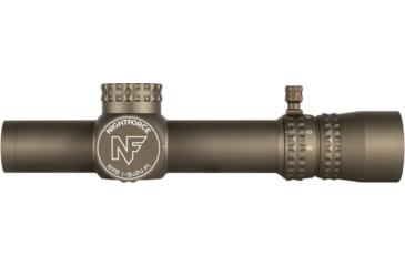 Image of NightForce NX8 Capped E/W Rifle Scope, 1-8x24mm, 30mm Tube, FC-DMx Reticle, Dark Earth, C663