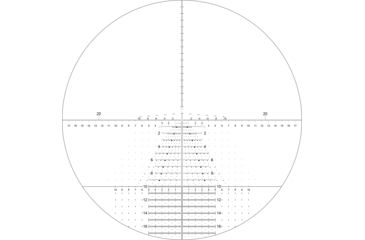 Image of NightForce NX8 Rifle Scope, 2.5-20X50mm, 30mm Tube, First Focal Plane, F1, ZeroStop, .1 Mil-Radian , DigIllum, TReMoR3 Reticle, C631