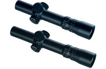 Image of DMO, NightForce NXS Compact ZeroStop Rifle Scope, 1-4x24mm, .250 MOA Mil-Dot Reticle C123