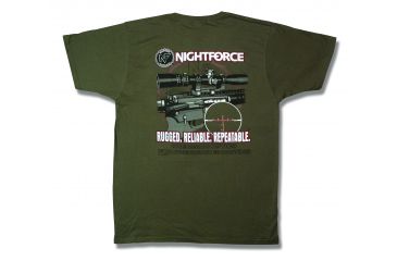 Image of Nightforce T-Shirt, Excel, City Green, Large, City Green, Lge A245