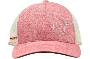 Image of NightForce Trucker Hat, Low Profile, w/ NF Offset Logo, Red Heather, Small, A522-S