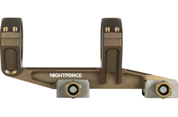 Image of NightForce Ultramount Riflescope Mount, 34mm Tube, 1.54in, 0 MOA, Dark Earth, A696