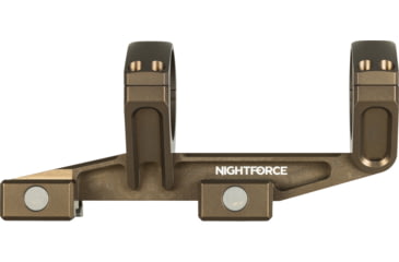 Image of NightForce Ultramount Riflescope Mount, 34mm Tube, 1.54in, 0 MOA, Dark Earth, A696