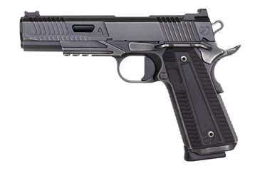 Image of Nighthawk Custom Agent-2 Pistol, .45 ACP, 5in barrel, forged carbon steel frame, Machined G10 grip, recoil operated semi-automatic, fiber-optic front, Heinie rear, 10 round magazine, NCF-AGENT 2-45-5-1-FRRMPG