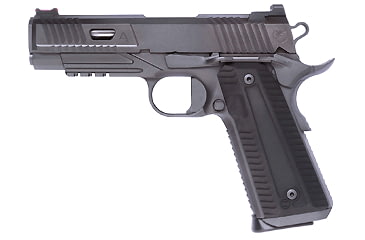 Image of Nighthawk Custom Agent-2-Commander Pistol, 9mm Luger, 4.25in barrel, forged carbon steel frame, custom G10 grip, recoil operated semi-automatic, fiber-optic front, Heinie rear, 10 round magazine, NCFA2CR9MM4.251FRRMPG
