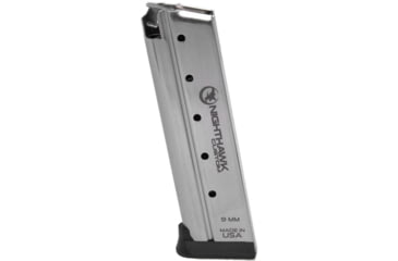 Image of Nighthawk Custom 9mm, Gov., 10 Round, Rounded Front, With Base Pad, MG0039