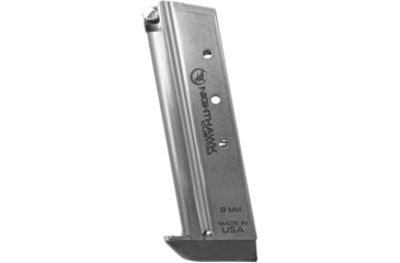 Image of Nighthawk Custom 9mm, Officer, 8 Round, Welded Base, Flat Follower, With Base Pad, MG0041