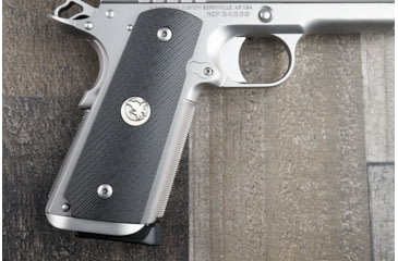 Image of Nighthawk Custom Gov, 320, G10, Black, Super Scoop, Medallion, G206