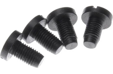 Image of Nighthawk Custom Grip Screws, Set of Four, Slot head, Carbon, Fully Machined, SP0156