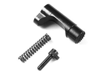 Image of Nighthawk Custom Mag Catch Lock and Spring, Drop-In, Blued Carbon, Hex Head, Fully Machined Steel, SDP1020