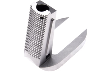 Image of Nighthawk Custom Mainspring Housing and Magwell, One Piece, Officer, 20 LPI Checkering, Fully Machined, Stainless, SP0250-1