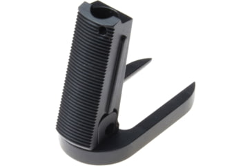 Image of Nighthawk Custom Mainspring Housing, Officer Flat, Serrated w/Magwell, Carbon, Fully Machined, SP0243