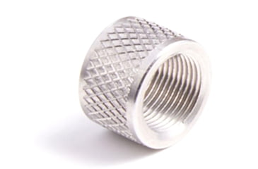 Image of Nighthawk Custom Thread Protector w/.5 X 28 Threads for 9mm Barrels, Stainless, Fully Machined, SP0450