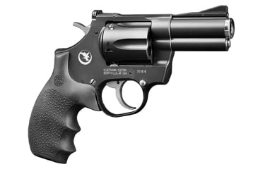 Image of Nighthawk Custom Mongoose-2-75-Carry-Special Revolver, .357 Magnum, 2.75in barrel, carbon steel frame, Hogue black rubber grip, revolving chamber, gold bead front, adjustable rear, 6 round cylinder, NCFME275CYSP357MG2751FRRMPG