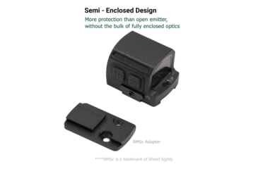 Image of NightStar PT17G Reflex Red Dot Sight, 1x17mm, 0.86x0.67in, Black, PT17G