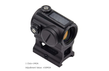 Image of NightStar PT23MS Ultra Short Solar Reflex Red Dot Sight, 1x23mm, 3 MOA, Black, PT23MS