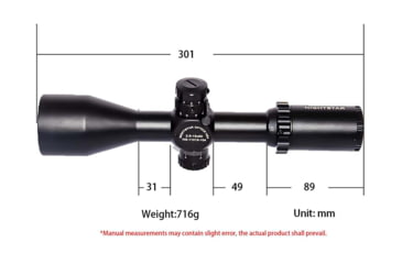 Image of NightStar SFIRF 2.5-15x50mm Rifle Scope, 30mm Tube, First Focal Plane, Black, Illuminated Mil-Dot Reticle, MOA, NS112015