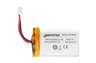 Image of Nightstick 3.7V 1000mA Lithium Polymer Rechargeable Battery, White, 5554-BATT