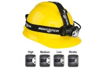 Image of Nightstick Adjustable Beam Headlamp, USB Rechargeable, Black, NSR-4708B