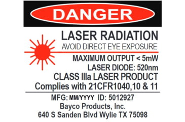 Image of Nightstick Compact Tactical Weapon-Mounted LED Light w/Green Laser, 550 Lumens, Black, TCM-550XL-GL