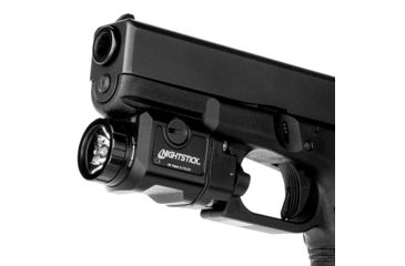 Image of Nightstick Compact Mounted Tactical Weapon Light w/Strobe, 550 Lumens, Black, TCM-550XLS