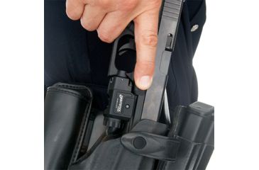 Image of Nightstick Compact Mounted Tactical Weapon Light w/Strobe, 550 Lumens, Black, TCM-550XLS