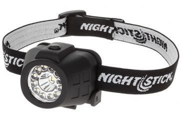 Image of Nightstick Dual Light LED 3 AAA Headlamp,80 Lumens,Black NSP-4604B
