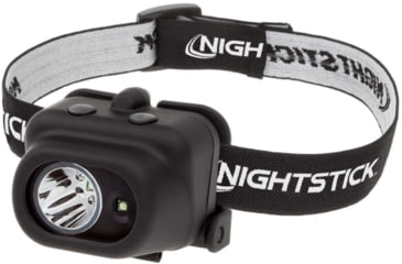 Image of Nightstick Dual-Light Multi-Function 3AAA Headlamp w/Elastic Strap, Non Rechargeable, 180 Lumens, Black NSP-4608B