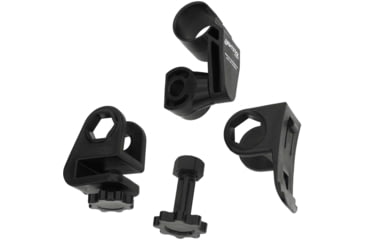 Image of Nightstick Multi-Angle Helmet Mount for Accessory Slot or Brim, Black, NS-HMC7