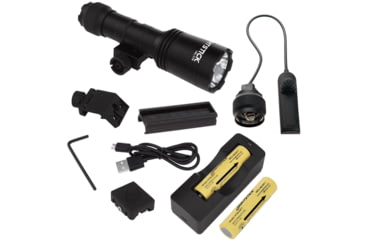 Image of Nightstick Rechargeable Full-Size Long Gun Light Kit, 1500 Lumens, Black, LGL-170