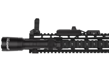 Image of Nightstick Rechargeable Full-Size Long Gun Light Kit, 1500 Lumens, Black, LGL-170