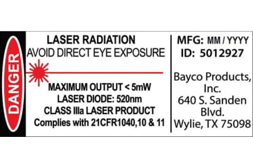 Image of Nightstick Rechargeable Weapon Light w/Green Laser, Glock 42/43/43X/48, 150 Lumens, Black, TSM-11G