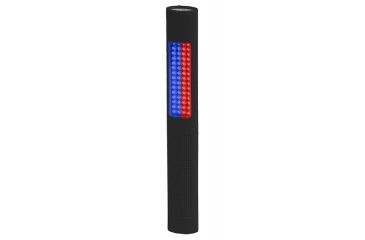 Image of Nightstick Safety Light/LED Flashlight,Red/Blue Flood,150 Lumens,Black NSP-1170