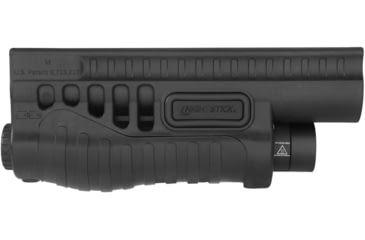 Image of Nightstick Shotgun Forend Light f/ Mossberg 500/590/Shockwave w/ Green Laser, Black, SFL-11GL